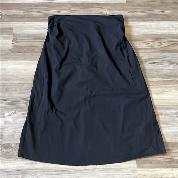 Hatch Strapless maternity dress Stretch Cotton Size L 42 Knee length Minimalist - Picture 2 of 13